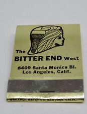 The Bitter End West Club LOS ANGELES California 8409 Santa Monica Blvd Matchbook picture