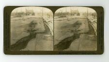 1906 Great Cracks In Capp Street Francisco San Earthquake Stereoview Disaster picture