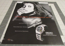 1997 SEIKO KINETIC Electric WATCH art print ad picture