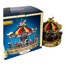 Lemax Village Collection Belmont Carousel Lighted Musical 44171 In Box SEE VIDEO picture