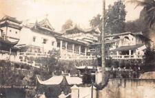 RPPC CHINESE TEMPLE PENANG CHINA REAL PHOTO POSTCARD (c. 1920s) picture