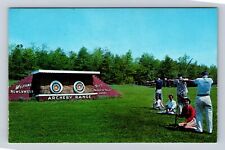 Mount Pocono PA-Pennsylvania, Paradise Valley Lodge's Archery, Vintage Postcard picture