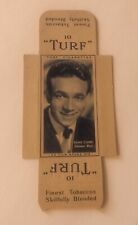 1947 Turf Cigarettes DANE CLARK Film Stars #8 Uncut with Tabs Warner Bros picture