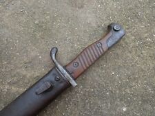 WWI ORIGINAL M1898 05 GERMAN BUTCHER BAYONET AND SCABBARD picture