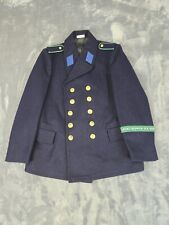 East German Navy Wool Uniform Tunic Jacket Pea Coat NVA DDR Original M48 picture