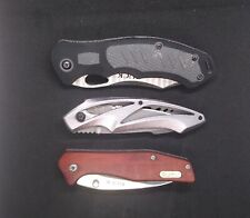 Lot of 3 Buck Folding Knives picture