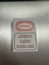 Brand New Sealed Red Rock authenctic casino played cards picture