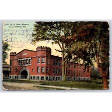 Vintage Postcard S.A. Cook Armory Neenah Wisconsin Collectible Antique 1915 picture