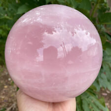 4580g Natural Hot Pink Rose Quartz Sphere Crystal Ball Reiki Healing picture