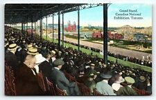 1920s TORONTO CANADIAN NATIONAL EXHIBITION GRAND STAND CROWD POSTCARD P1815 picture