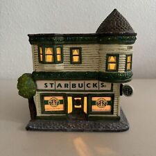 Starbucks Coffee The Neighborhood Store 1998 Lighted Building Christmas *Flaw picture