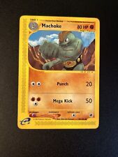 Pokemon Card Old Non Common Expedition Base Set ENG 85/165 Machoke Near Mint- picture