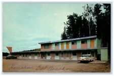 c1960's The Manor Motel Roadside Cars Kenora Ontario Canada Vintage Postcard picture