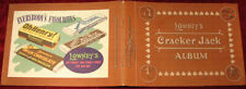 OLD LOWNEYS & CRACKER JACK ADVERTISING PREMIUM SPORTS PRIZE TRADING CARD ALBUM picture