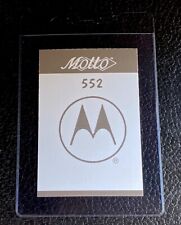 Motorola Card 1987 Motto Trivia Game Trading Card 80s Logo Cell Phone Radio Film picture