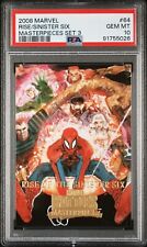 2008 Marvel Masterpieces Set 3 #64 Rise Of The Sinister Six PSA 10 - POP 3 picture
