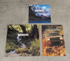 1996 The Jeep Book Sales Brochure & Jeep Grand Cherokee Brochures (Lot Of 3) picture