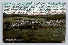 Lancaster NH-New Hampshire, Town view, White Mountains, Vintage c1906 Postcard picture