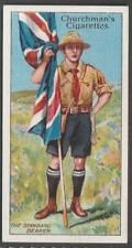 Churchman's Boy Scout card, 2nd Series, 1916, No 1, The Standard Bearer picture