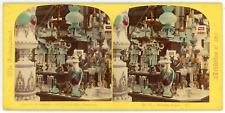 Stereo, London, exhibition of 1862, Austrain Court Vintage Stereo Card - Strip picture