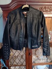 vintage ladies harley-davidson leather jacket picture
