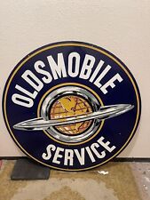 Extremely nice oldsmobile Automotive gas oil sign 60