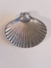 Wilton Country Ware Pewter Clam Shell Footed Dish Bath Dish picture