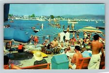 Balboa CA-California, Colorful Fun Zone, Beaches, Vintage Postcard picture