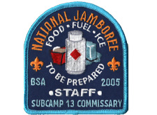 2005 Jamboree Subcamp 13 Commissary JSP Blue Bdr (AR381) picture