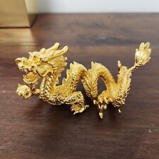 RISIS Millennium Golden Dragon Figurine - New in Box picture