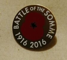 Battle of the Somme 1916 - 2016 metal & enamel pin badge picture