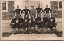 1913 MOUNT HERMON Massachusetts Postcard FOOTBALL TEAM Group Photo / 1913 Cancel picture