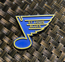 VINTAGE NHL HOCKEY ST. LOUIS BLUES TEAM LOGO COLLECTIBLE RUBBER MAGNET RARE ** picture