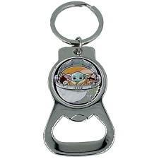 This is the Way Keychain Bottle Opener The Child inspired by Star Wars Mandalori picture