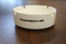 New Genuine Porsche White Ceramic Ashtray Cigarette Porcelain Tray WWM386900CN picture