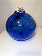 Kitras Art Glass Witch Ball  Friendship Blue 5