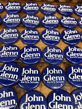 ATTENTION RESELLERS LOT OF 97 “John Glenn for U.S. Senate” Campaign Pins Buttons picture