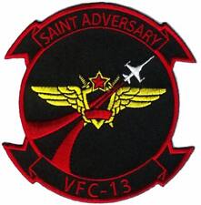 VFC-13 Fighting Saints (Black) Squadron Patch – Plastic Backing, 4