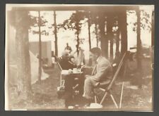 AOP Thomas Edison & Henry Ford original 1920s 5” x 7” camp photo picture