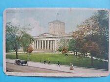 VTG 1909 postcard State House Columbus Ohio postmarked colorized picture