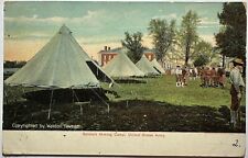 US Army Camp Site Soldiers Army Life Postcard c1900s picture