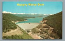 Hungry Horse Dam Montana MT Vintage Postcard picture
