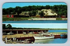 Manistique MI-Michigan, the Luxury Moonlite Motel, Advertising Vintage Postcard picture