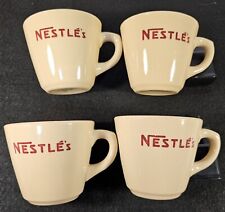 Vintage NESTLE'S Coffee Cups Set of 4 By Inca Ware Shenango China New Castle PA picture