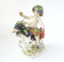 Vintage Scheibe Alsbach Porcelain Baby Bacchus on Goat Figurine picture