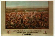 Custer's Last Fight, Anheuser Busch Budweiser, George, Beer Ad - Modern Postcard picture
