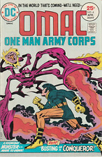 OMAC ONE MAN ARMY CORPS #4   BROTHER EYE  *  JACK KIRBY   DC  1975  NICE picture