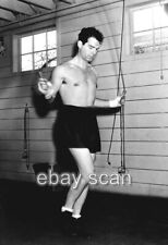 FRED MACMURRAY  BARECHESTED BEEFCAKE JUMPS ROPE GYM  8X10 PHOTO 19 picture