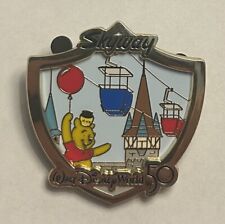 Disney World - 50th Anniversary Gold LE2000 Pin - Skyway Winnie the Pooh picture