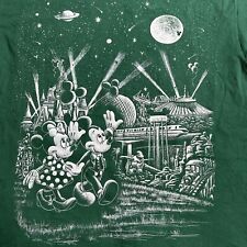 Vintage Disney Designs Stars Space Magic Kingdom Shirt Mickey Minnie Please Read picture